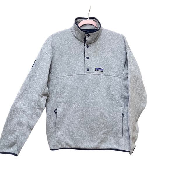 Patagonia Men’s Lightweight Better Sweater Marsupial Pullover Size Medium Gray - Picture 1 of 14